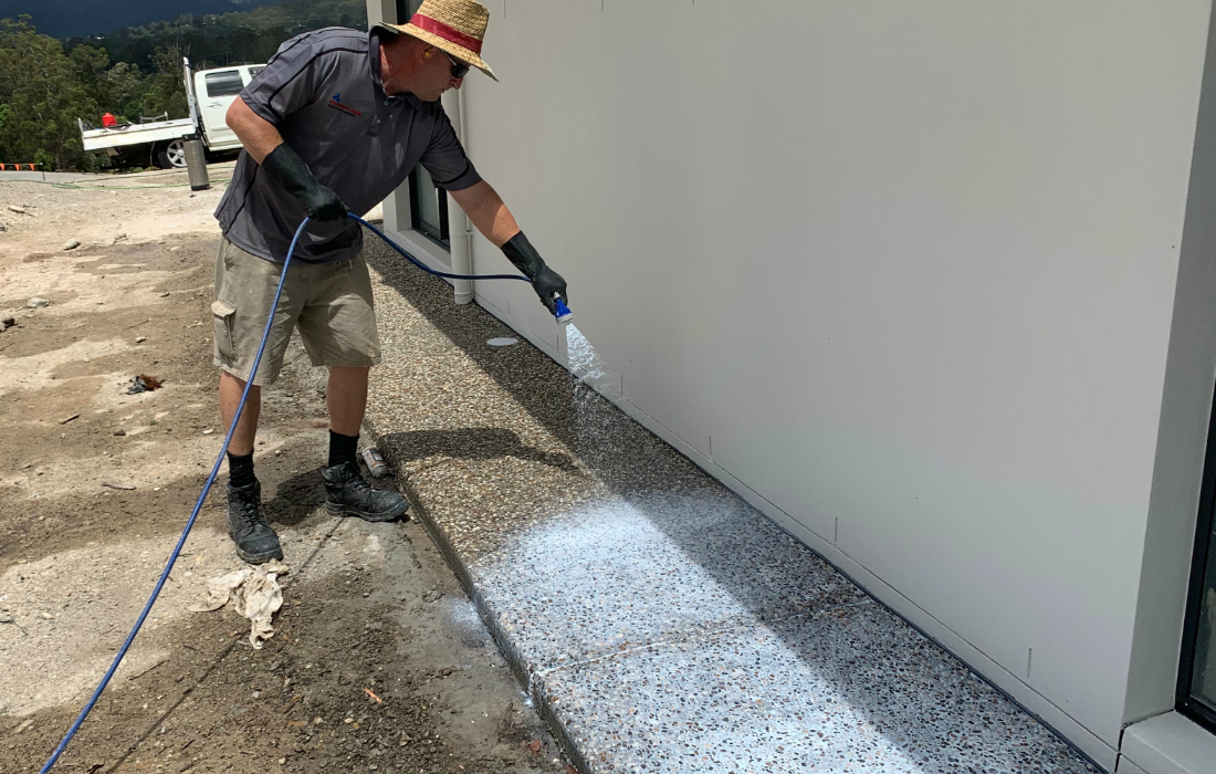 Concrete Sealing Using Proseal 896