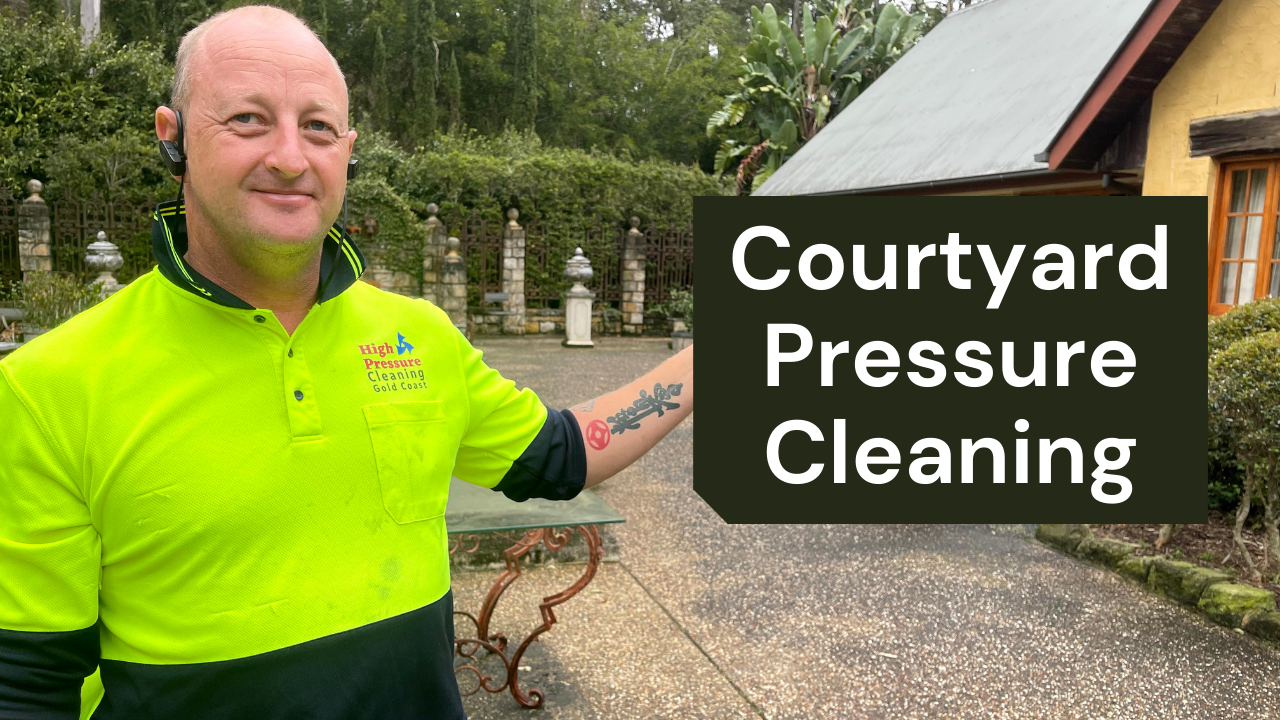Courtyard Pressure Cleaning